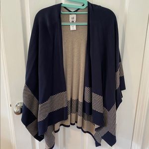 CAbi reversible wrap poncho